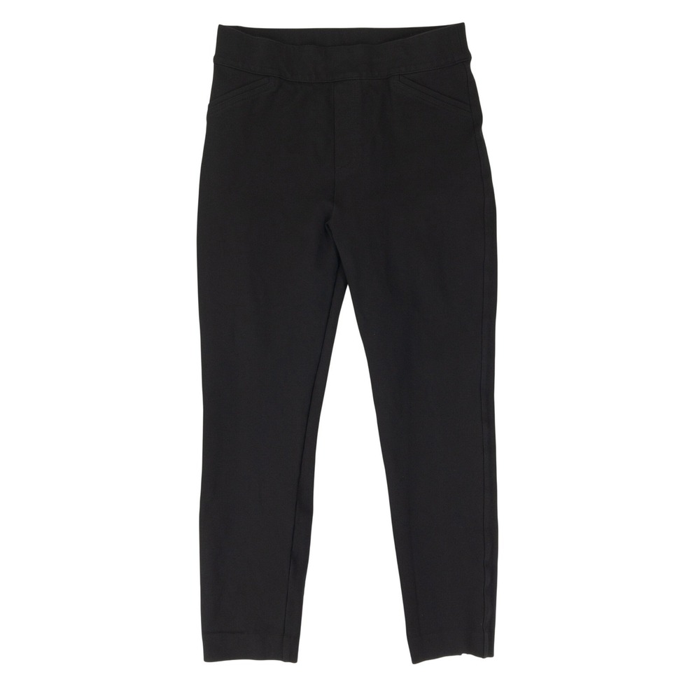 Spanx The Perfect Pant Womens M Black Ankle Skinny Slimming Ponte‎ Trousers